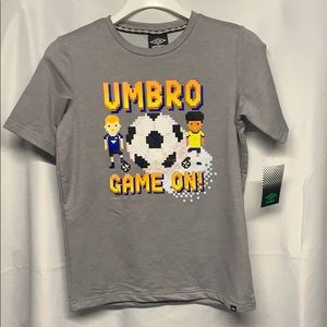 NWT Boys Lg- Umbro soccer Tshirt